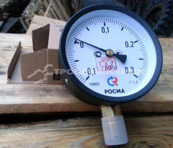Мановакуумметр Оригинал / Китай ТМВ-510Р.00(-0,1-0,3МРа) М20х1,5.1,5*