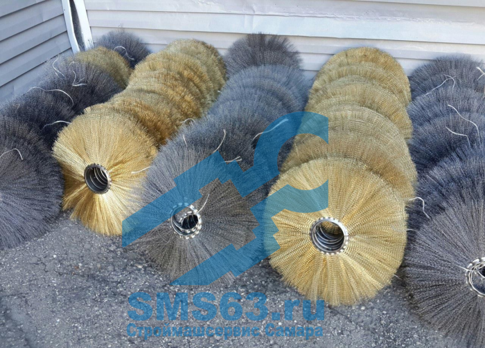 Диск щеточный 120х550 П (с металлическим ворсом)