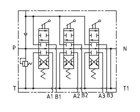 Гидрораспределитель 3Р40 1A1A1A1 GkZ1