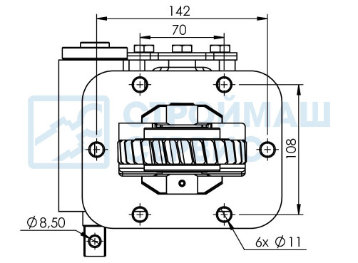 Коробка отбора мощности PTO ISUZU MSB5S MECHANIC-CABLE UNI 20510LOCUR