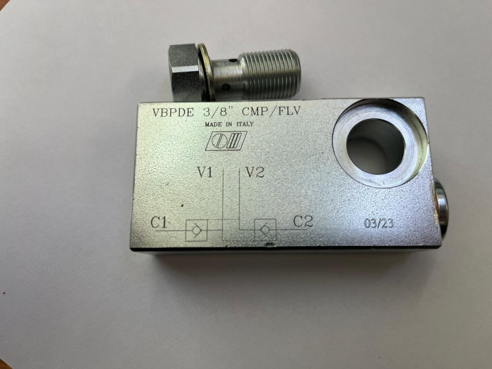 Гидрозамок двухсторонний ГЗДБ06.00 (VBPDE 3/8" CMP/FLV)