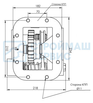 Коробка отбора мощности PTO EATON-FULLER RT-RTO-RTX (ISO) 20331BOHIR