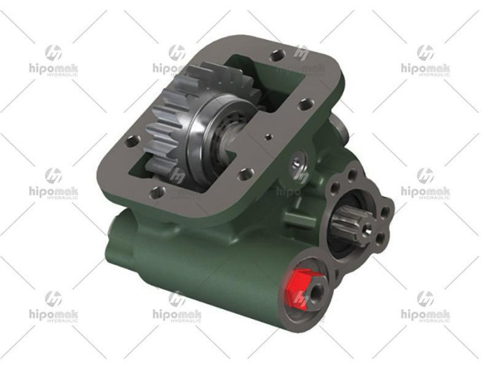 Коробка отбора мощности PTO KAMAZ DOUBLE SPLINE UNI 21613ROHUL
