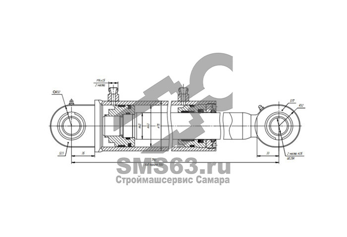 ЦГ-63.40х500.11-02 Гидроцилиндр